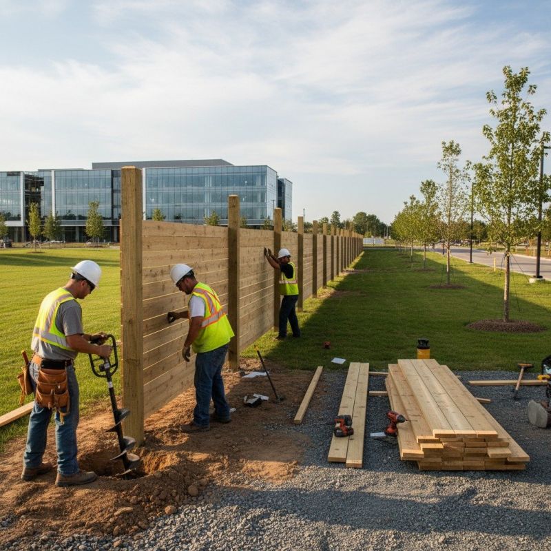 Board Fence Installation