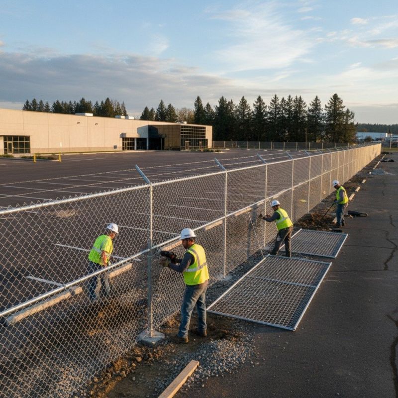Iron Fence Construction