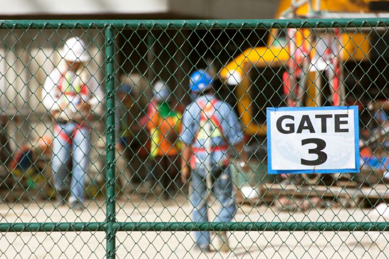 Iron Fence Construction