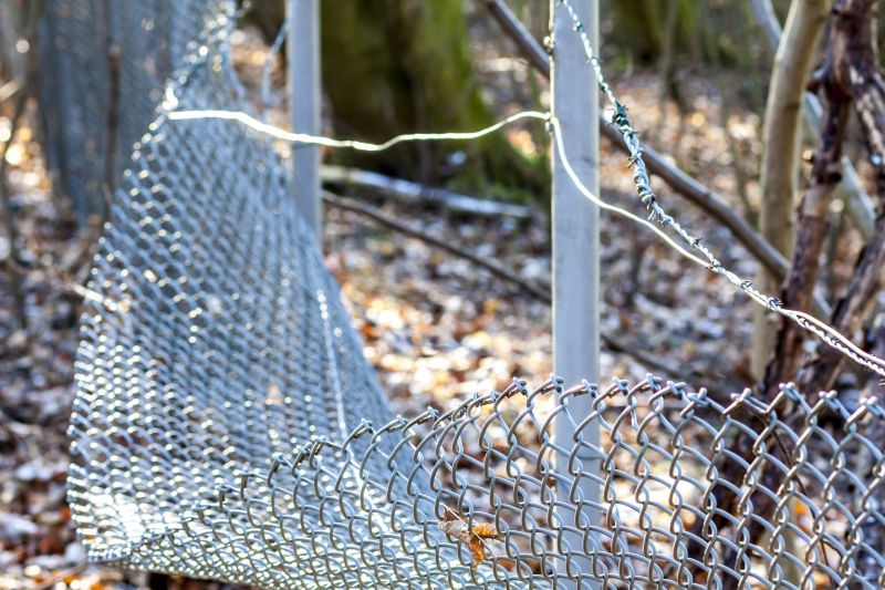 Leaning Fence Repair