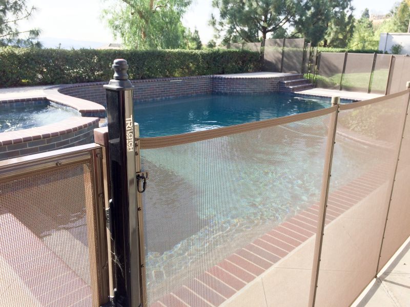 Mesh Pool Barrier Installation