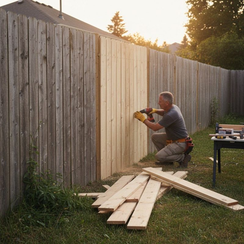 Wood Fence Repair