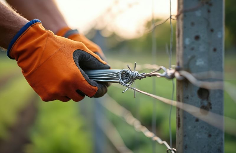 Local Barbed Wire Fencing pros at work